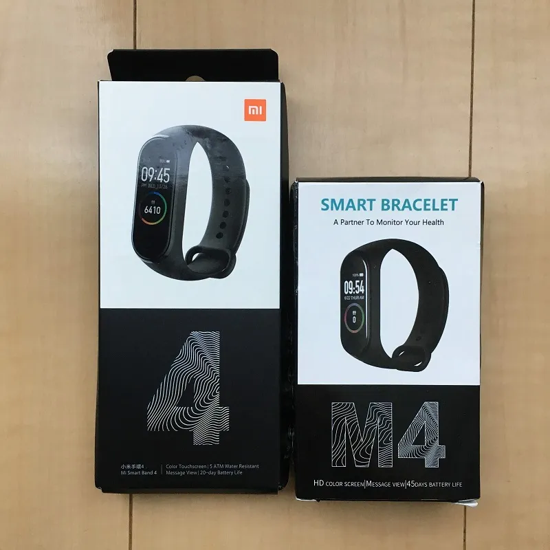 Xiaomi Mi Band 4の本物と偽物