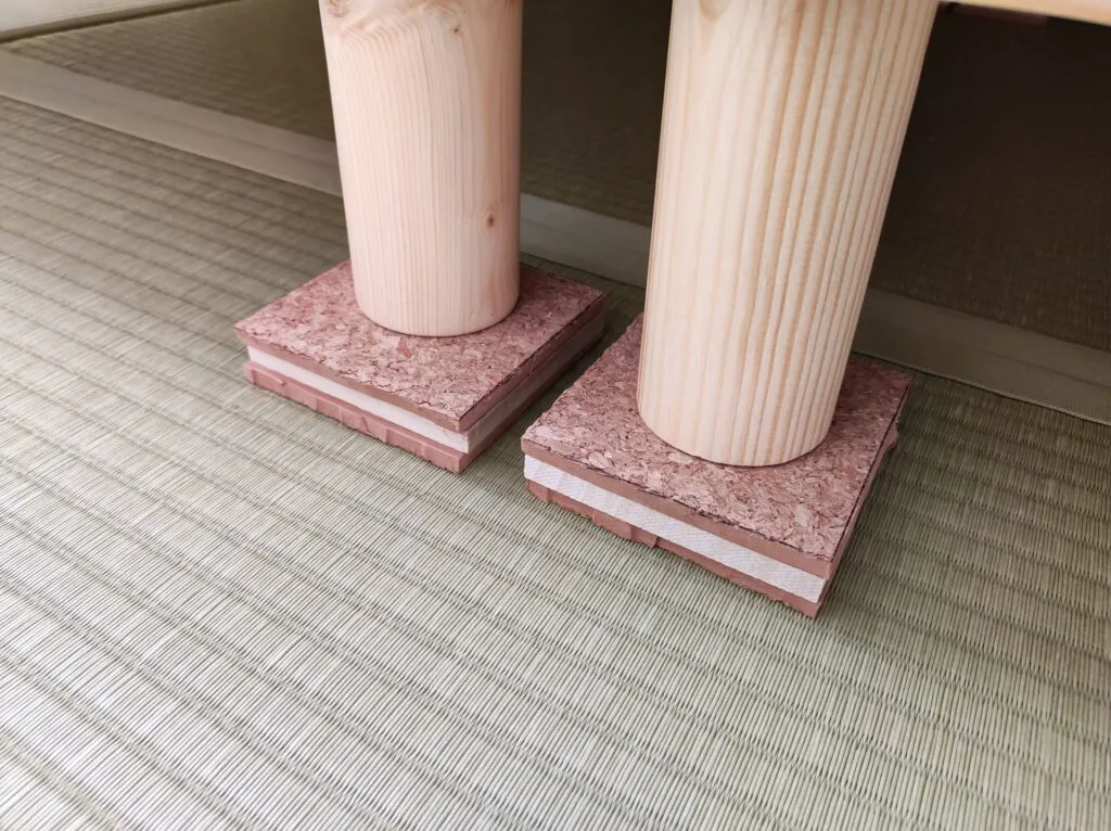 和室にベッド！畳のへこみ防止をDIYで対策